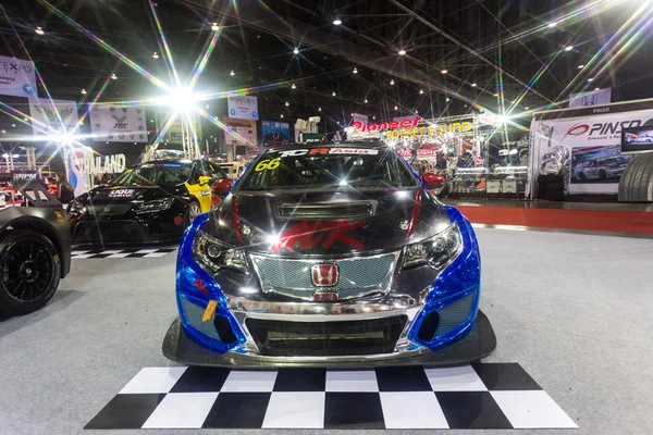 Status of decorate, design of racing car in Bangkok International Auto Salon 2016