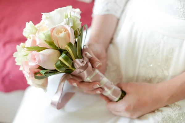 Wedding details with flowers