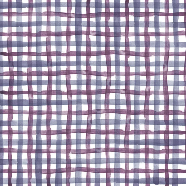 Watercolor checkered pattern