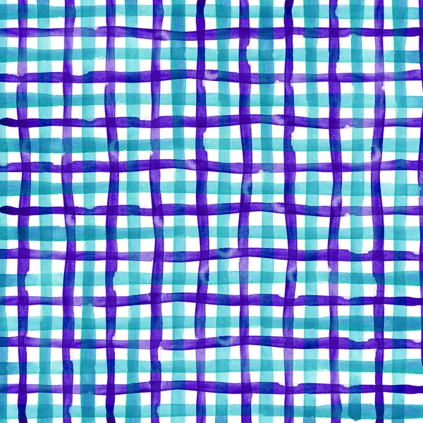 Watercolor checkered pattern