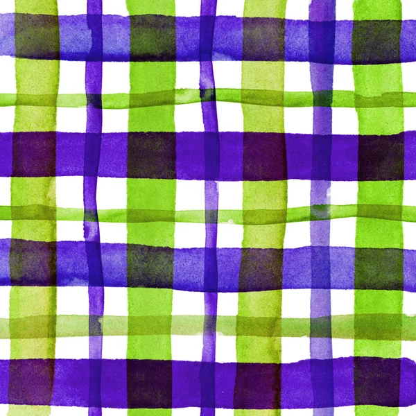 Watercolor checkered pattern