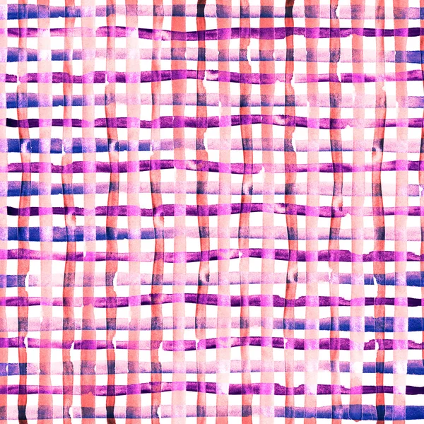 Watercolor checkered pattern