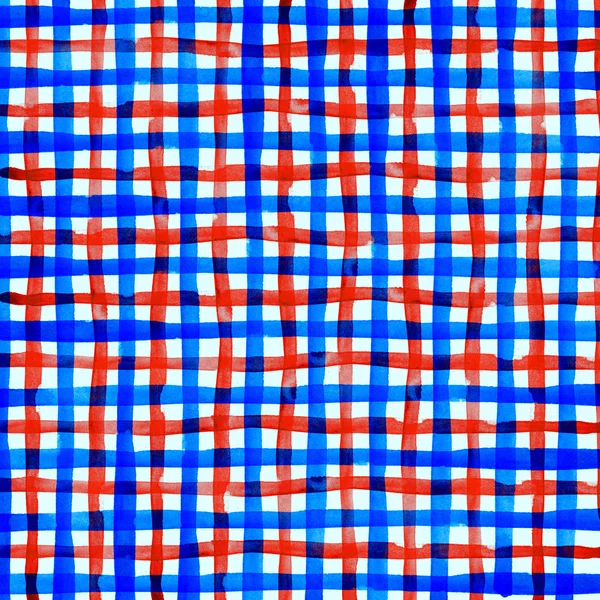 Watercolor checkered pattern