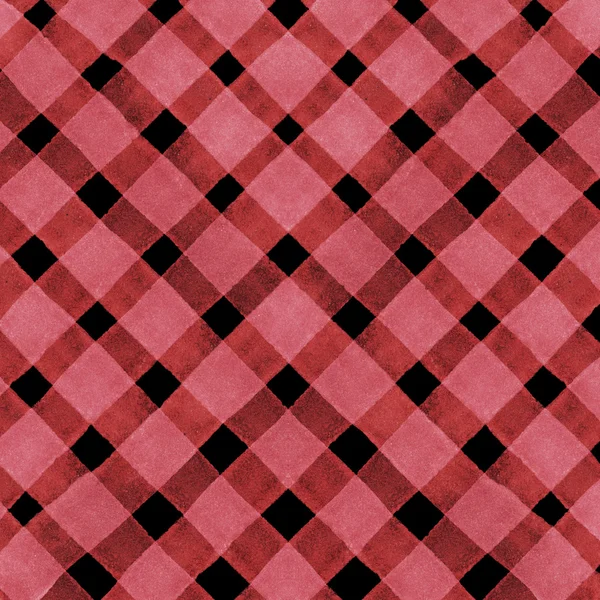 Watercolor checkered pattern