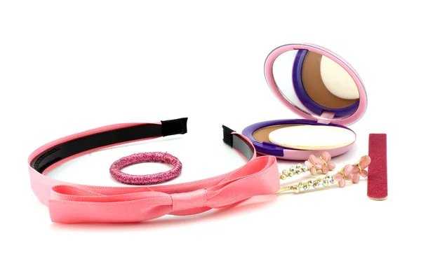 Pink hair accessories