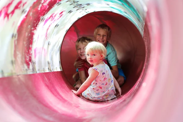 Happy kids on playground