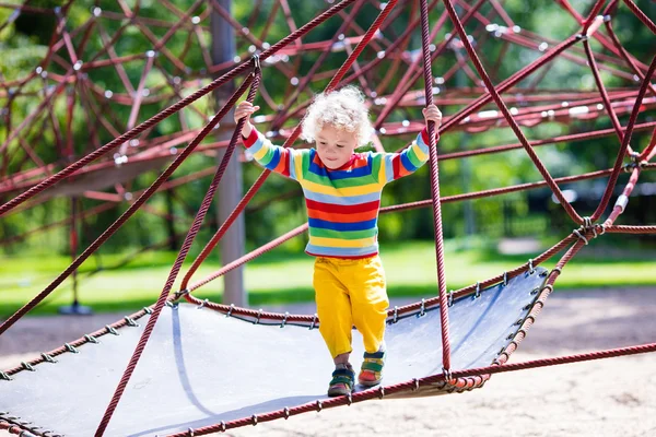 Little boy on a playground