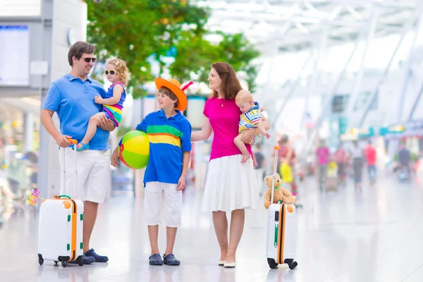 Family at the airport