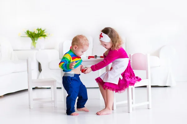 Kids playing doctor