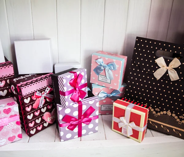Gift box. colorful gifts box.