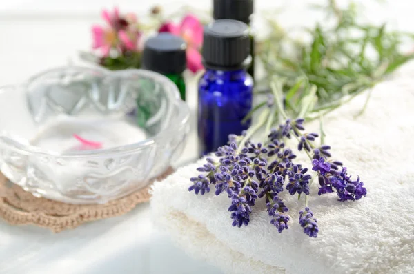 Skin care with herbs and essential oils