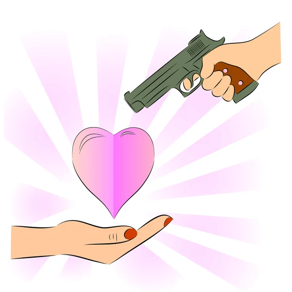 Apuntar al corazón Depositphotos_54825567-Man-pointing-a-gun-at