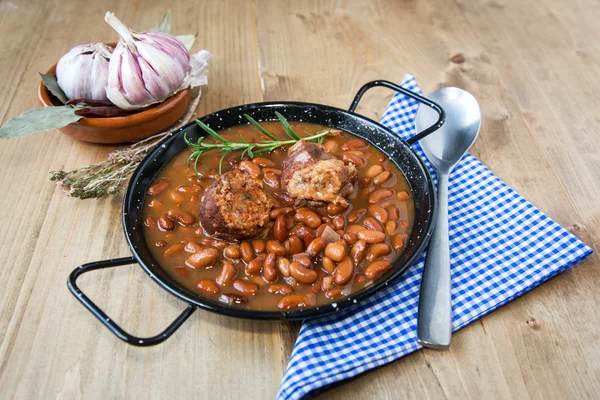 Traditional Spanish stew of beans