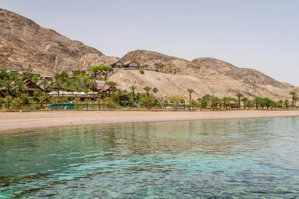 Beach of Eilat city, Red Sea, Israel