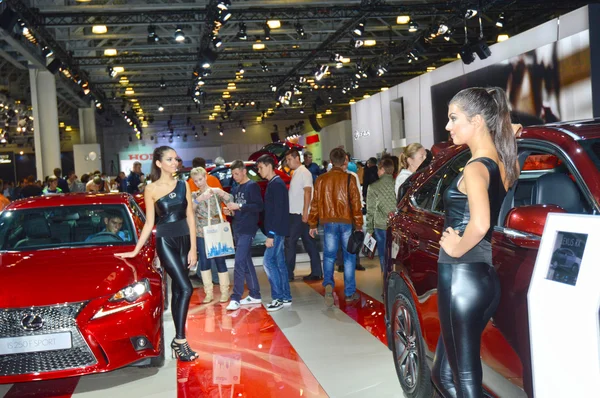 Lexus Red cars Shine Moscow International Automobile Salon