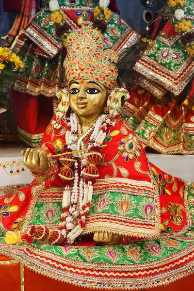 Baby Krishna In Hindu Temple