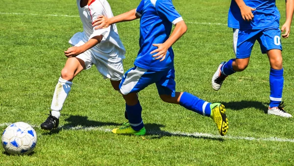 Soccer players in action