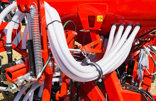 Pipes of the agricultural crop sprayer machinery