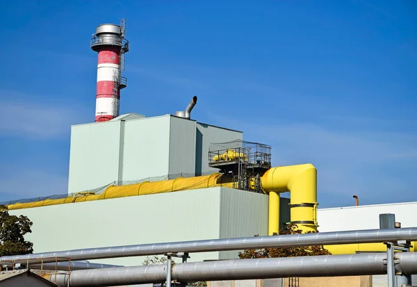 Smoke stacks of the power station