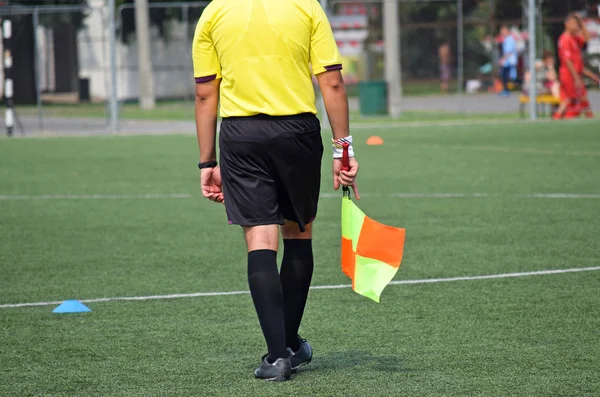 Referee of the soccer match