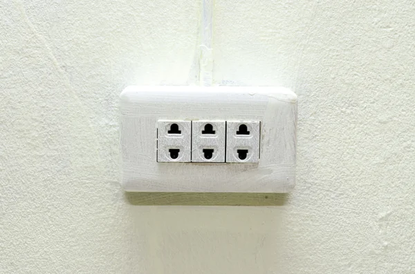 Old light switch on the wall