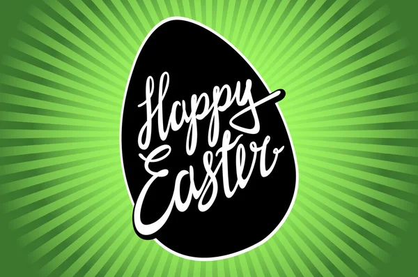 Easter, easter egg, easter sunday, easter day, easter background, easter card, easter holiday, easter vector, happy easter, text, easter art, green, hand lettering, vector illustration