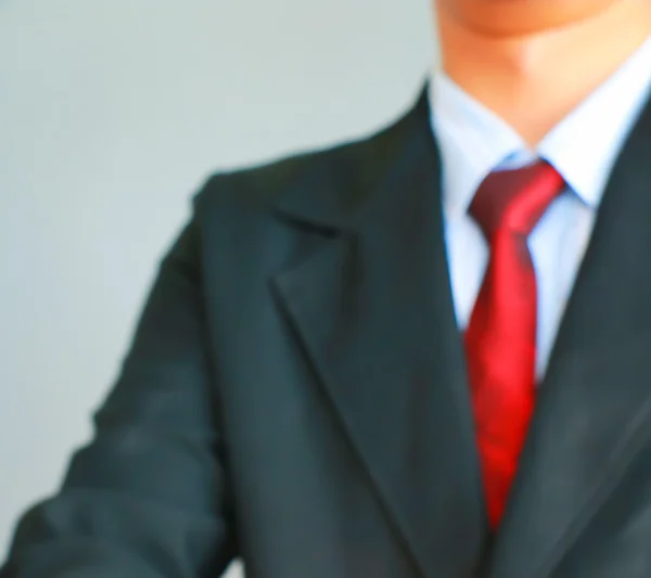 Close up of businessman in suit