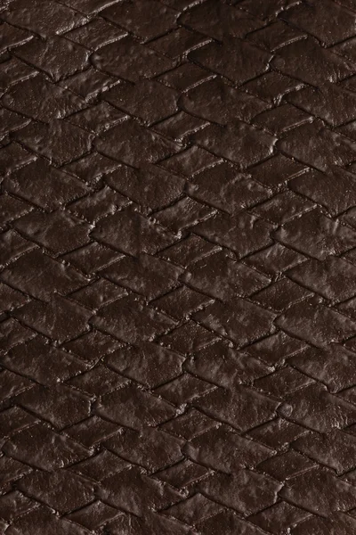 Dark brown leather texture