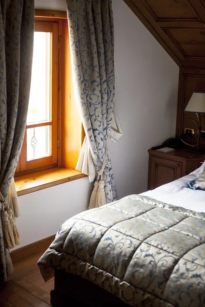 Beautiful mountain hotel bedroom
