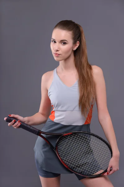Young and sexy tennis player