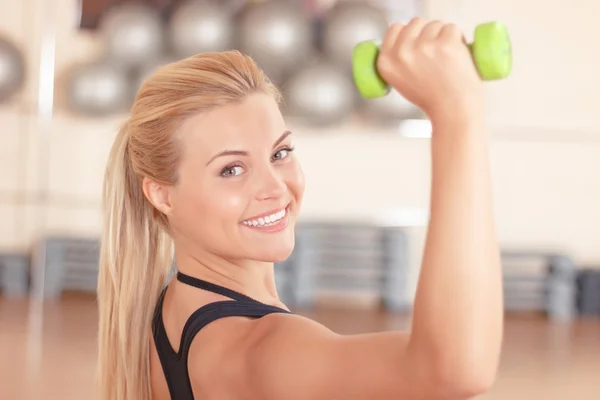 Woman doing exercises