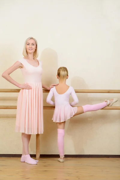 Ballet teacher with her apprentice.