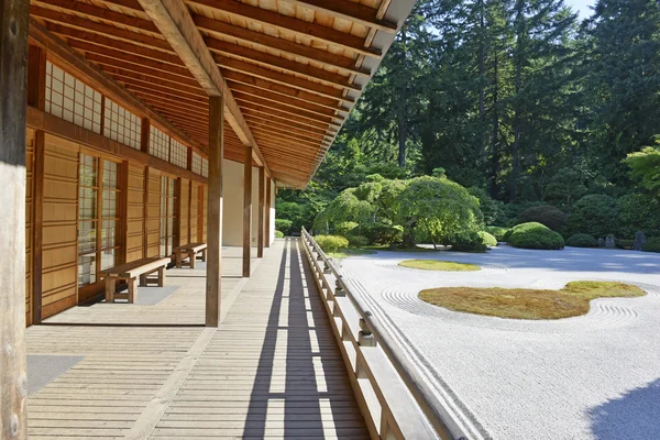 Japanese garden landscape