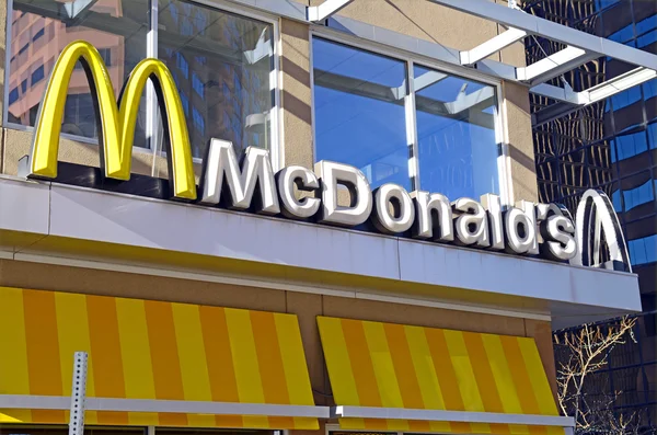 McDonalds storefront in Denver, Colorado, USA