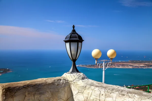 The lantern on the observation deck and sea views