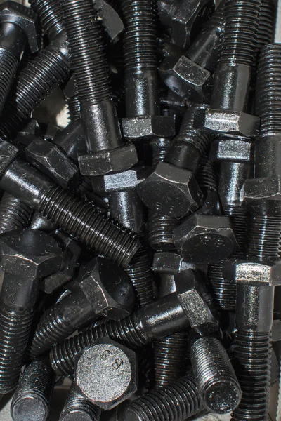 Pile of spare part for bolts