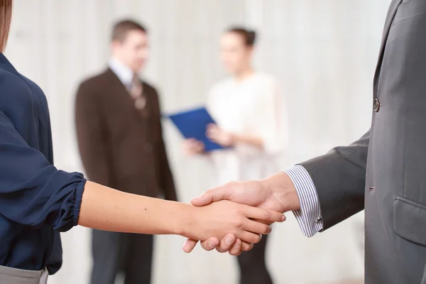 Handshake at the business meeting