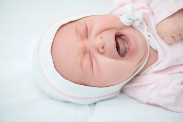 Cute infant crying