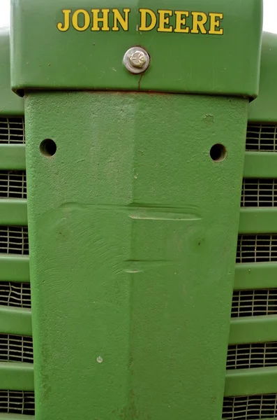 Grill of an old John Deere tractor