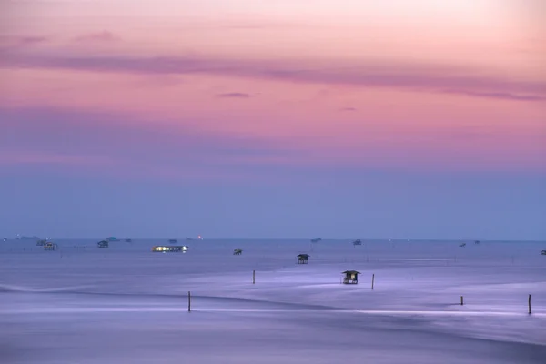 Thailand nature landscape. background with sea house Gulf of Tha