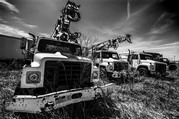 Abandoned truck graveyard Texas