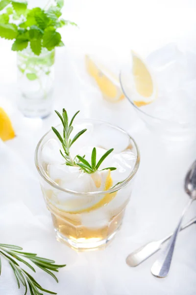 Rosemary fizz cocktail