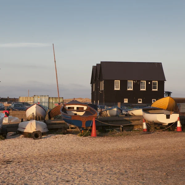 Fishing boats in the harbour at Whitstable