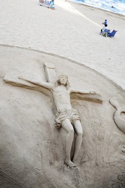 Sand\'s figure of Jesus Christ