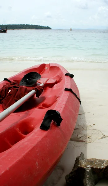 Sea Kayak on the beach.