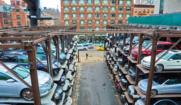 Multi-level parking garage in New York City