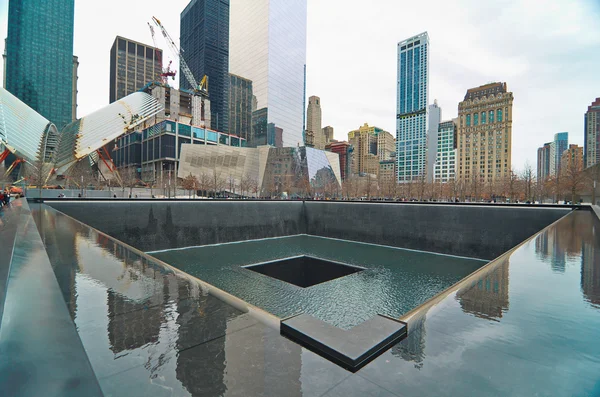 9-11 Memorial at the World Trade Center Ground Zero