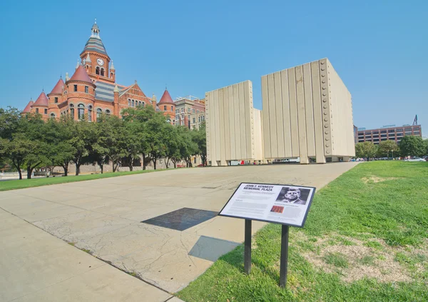 Kennedy Memorial Plaza and Old Red Museum in Dallas