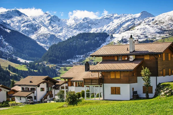 A small town in the Alps, Switzerland