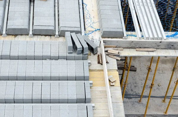 View of building new concrete houses